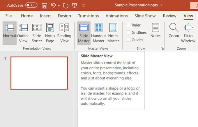 how do you edit master slide in powerpoint for mac